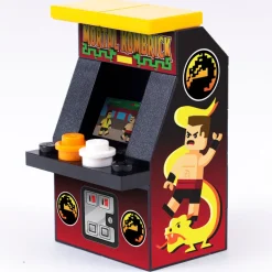 The Brick Show Shop Mortal Kombrick - B3 Customs Arcade Machine made using LEGO parts