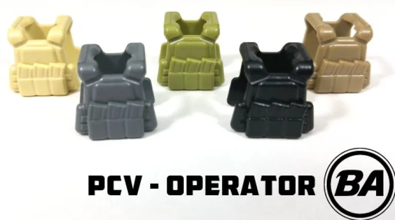 The Brick Show Shop Operator - PCV (Powered Combat Vest) for LEGO Minifig - BrickArms