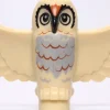 The Brick Show Shop Owl (Spread Wings, Tan w/ Orange Chest) - Official LEGO® Part