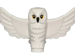 The Brick Show Shop Owl (Spread Wings, White, Hedwig) - Official LEGO® Part