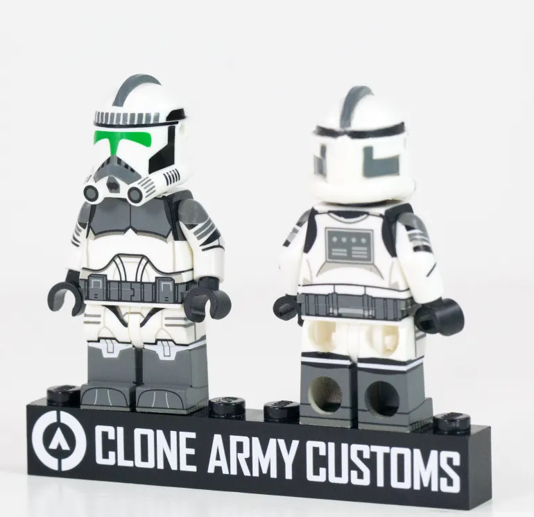 The Brick Show Shop P2 Shock Gray Jet Trooper - Custom Star Wars Minifig made using LEGO b