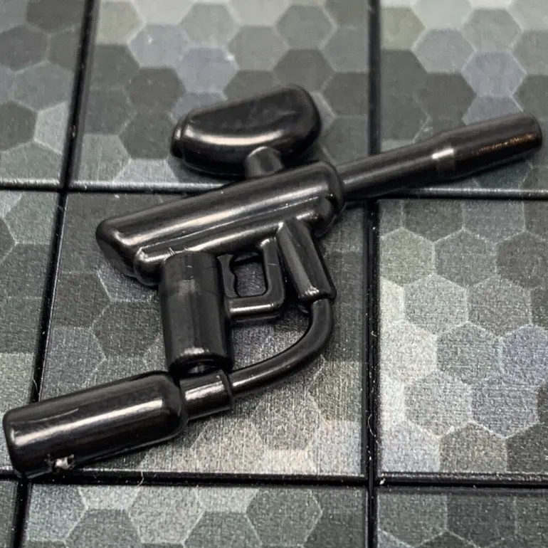 The Brick Show Shop Paintball Marker for LEGO Minifigures, BrickArms