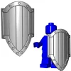 The Brick Show Shop Paladin Shield for your LEGO® Minifigures