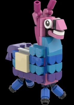 The Brick Show Shop Party Llama - Custom Building Set using LEGO parts, B3 Customs