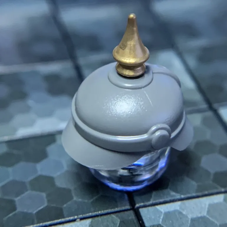 The Brick Show Shop Pickelhaube WW2 Helmet w/ Spike for LEGO Minifigures - BrickArms