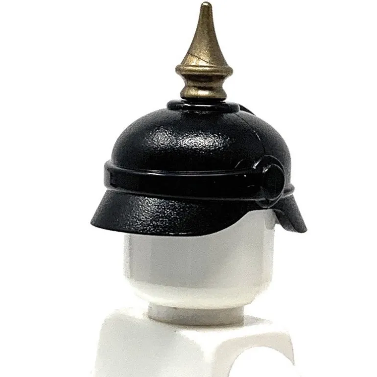 The Brick Show Shop Pickelhaube WW2 Helmet w/ Spike for LEGO Minifigures - BrickArms