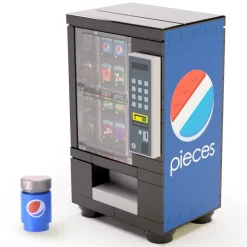 The Brick Show Shop Pieces - B3 Customs Soda Vending Machine made using LEGO parts