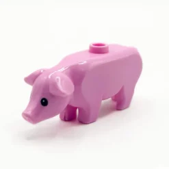 The Brick Show Shop Pig (Bright Pink) - LEGO City Minifigure
