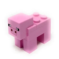 The Brick Show Shop Pig (Bright Pink) - LEGO Minecraft Minifigure (2020)