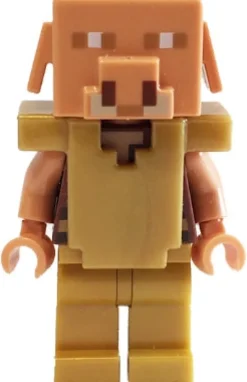 The Brick Show Shop Piglin (Pearl Gold Armor and Legs) - LEGO Minecraft Minifigure (2021)