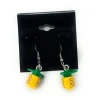 The Brick Show Shop Pineapple Earrings made from LEGO parts - B3 Customs