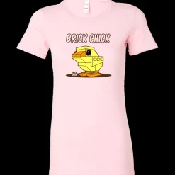 The Brick Show Shop Brick Chick Womens T-Shirt