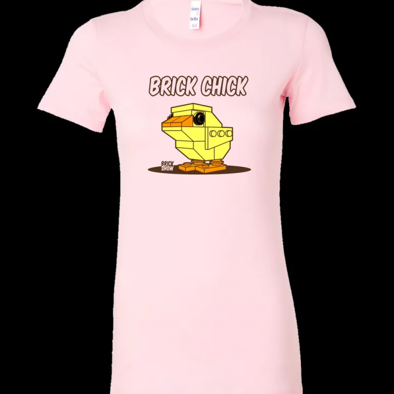 The Brick Show Shop Brick Chick Womens T-Shirt