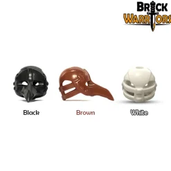 The Brick Show Shop Plague Doctor Mask for LEGO Minifigures (Brick Warriors)