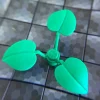 The Brick Show Shop Plant, Flower Stem 1 x 1 x 2/3 with 3 Large Leaves - Official LEGO® Pa