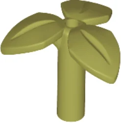 The Brick Show Shop Plant, Stem with 3 Leaves (Small) - Official LEGO® Part