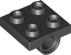 The Brick Show Shop Plate, Modified 2 x 2 with Pin Hole - Official LEGO® Part