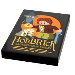 The Brick Show Shop Polar Express Movie Cover (2x3 Tile) - B3 Customs using LEGO bricks