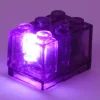 The Brick Show Shop Purple Light-Up 2x3 Brick (Purple Light) - Compatible w/ LEGO