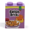 The Brick Show Shop Raisin Bricks Cereal 1x2x2 Brick on real LEGO part - B3 Customs