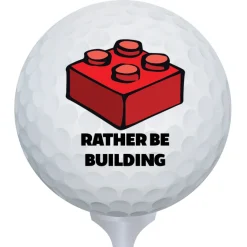 The Brick Show Shop Rather Be Building Golf Ball