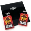 The Brick Show Shop Red Brick Redemption Video Gaming Earrings made from LEGO parts - B3 C