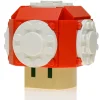 The Brick Show Shop Red Power Up Mushroom made from LEGO parts - B3 Customs