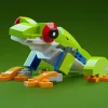The Brick Show Shop Red-Eye Tree Frog - Custom Building Set made using LEGO parts - B3 Cus