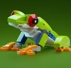 The Brick Show Shop Red-Eye Tree Frog - Custom Building Set made using LEGO parts - B3 Cus
