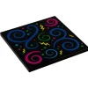 The Brick Show Shop Retro 80's and 90's Arcade Carpet (Swirls) - Custom Printed 6x6 Tile f