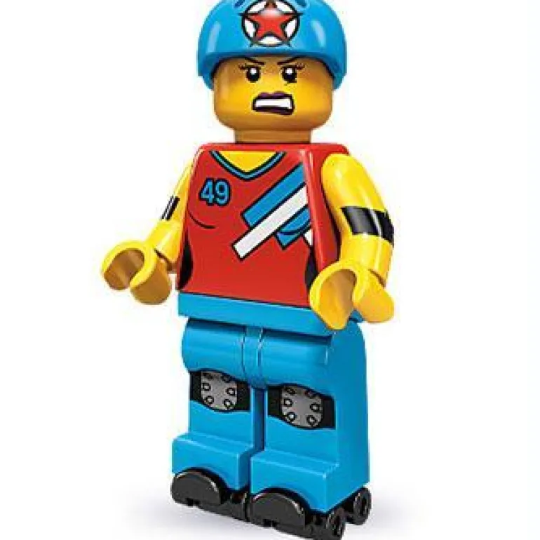 The Brick Show Shop Roller Derby Girl - Series 9 LEGO Collectible Minifigure (2013)