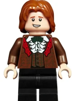 The Brick Show Shop Ron Weasley (Reddish Brown Suit, Shirt with Ruffle) - Official LEGO Ha