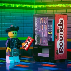 The Brick Show Shop Rounds - B3 Customs Candy Bar Vending Machine made using LEGO parts
