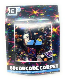 The Brick Show Shop 80's Arcade Carpet 6x6 Tiles (Bursts) - Pack of 10 made using LEGO par