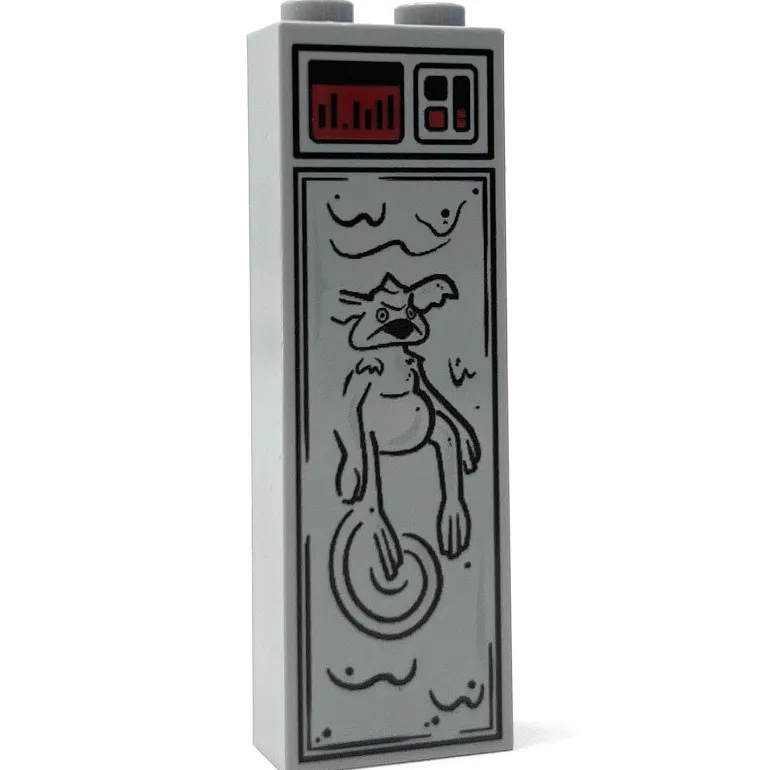 The Brick Show Shop Salacious Crumb in Carbonite (1x2x5 Brick) - B3 Customs
