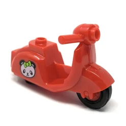 The Brick Show Shop Scooter (Red, Retro) - BrickForge Pack
