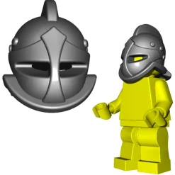 The Brick Show Shop Secutor Gladiator Helmet for LEGO Minifigures