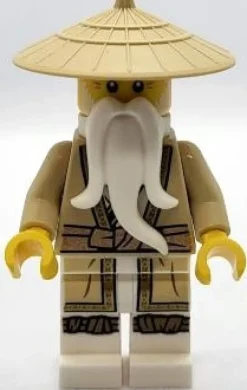 The Brick Show Shop Sensei Wu (Legacy w/ Ponytail) - LEGO Ninjago Minifigure (2023)