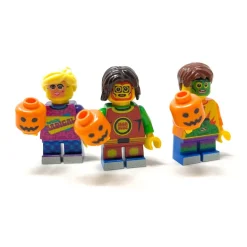 The Brick Show Shop Set of 3 Kids Trick-or-Treating on Halloween Minifig Collection