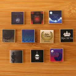 The Brick Show Shop Shakespeare Books Pack for Minifigs made from LEGO parts