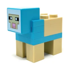 The Brick Show Shop Sheep (Medium Azure) - LEGO Minecraft Minifigure (2017)
