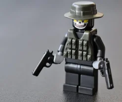The Brick Show Shop Sidearm - LCV (Lightweight Combat Vest) for LEGO Minifigures - BrickArms