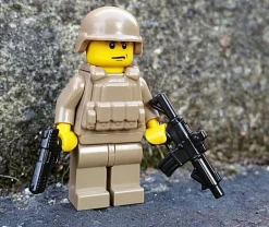 The Brick Show Shop Sidearm - LCV (Lightweight Combat Vest) for LEGO Minifigures - BrickArms