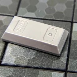 The Brick Show Shop Silver Bar / Ingot (Flat Silver) - Official LEGO® Part