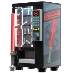 The Brick Show Shop Sith Sabers Vending Machine Building Set made using LEGO parts - B3 Cu