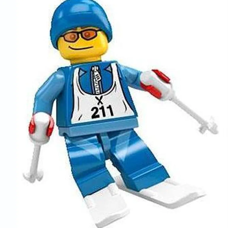 The Brick Show Shop Skier - Series 2 LEGO Collectible Minifigure (2010)