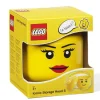 The Brick Show Shop Small LEGO Storage Girl Head - Room Copenhagen