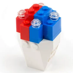 The Brick Show Shop Snow Cone (4th of July) - Custom Building Set