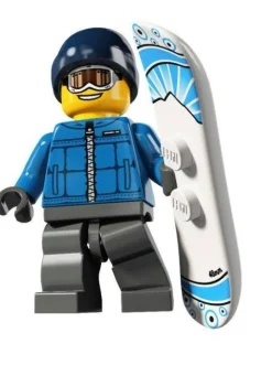 The Brick Show Shop Snowboarder (Male) - LEGO Series 5 Collectible Minifigure (2011)