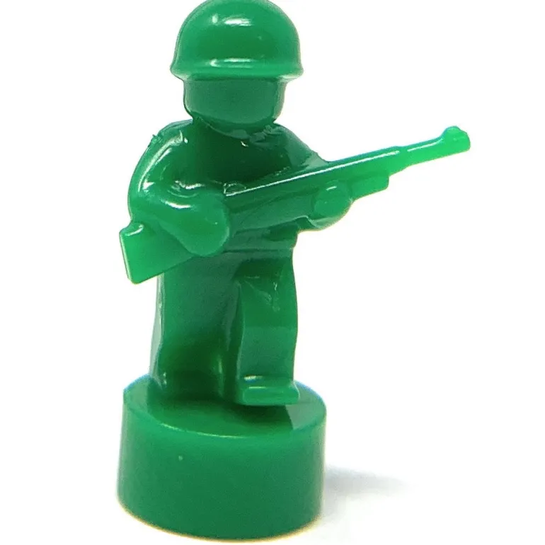 The Brick Show Shop Soldier Walking with Rifle Up - Nano Military Soldier for LEGO